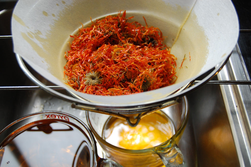 Calendula infused oil, helps repair the skin, facial oil, before make up, dry skin, irritated skin, pure, natural, Australian, certified organic.