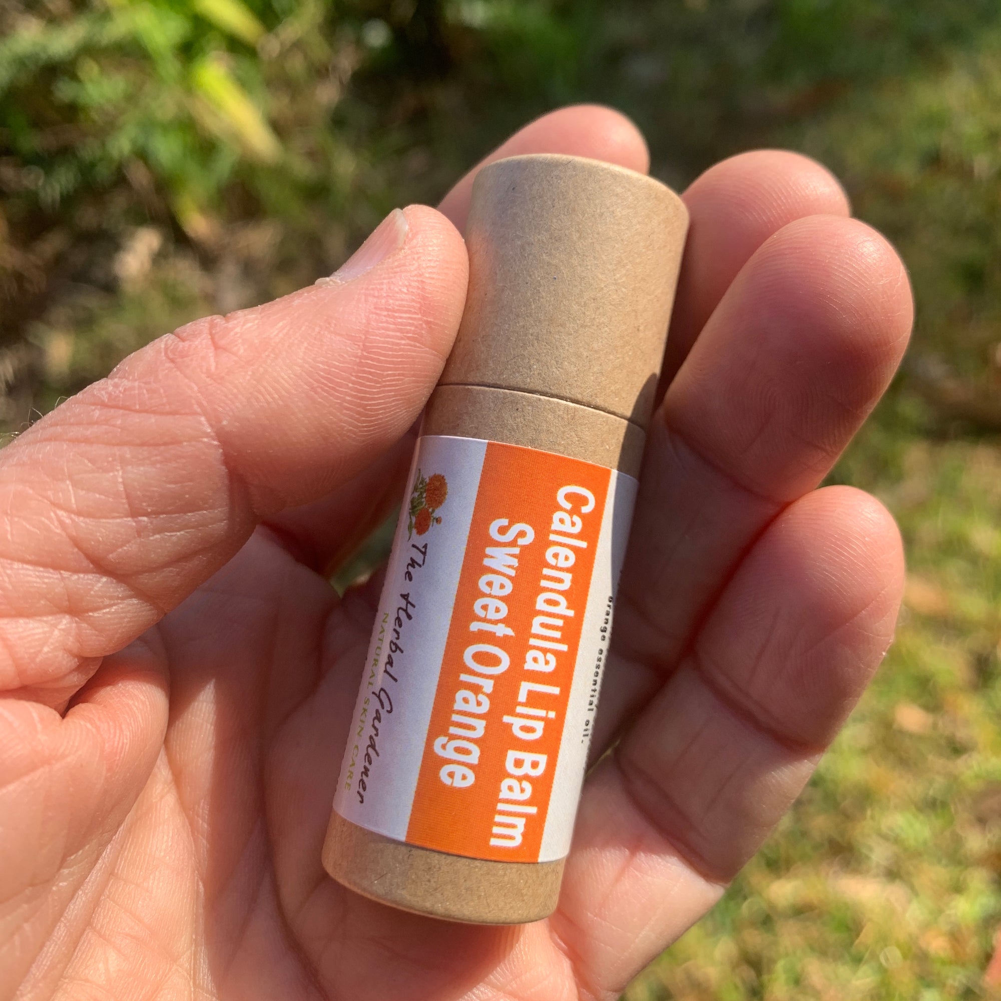 Lip balm with calendula oil