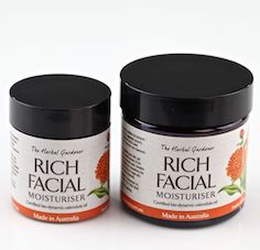 Rich facial moisturiser, calendula oil, certified organic, biodynamic, Australian, suitable for vegans, day cream, night cream, natural skincare, parabens free, lavender essential oil, rosewood essential oil, suits all skin type.