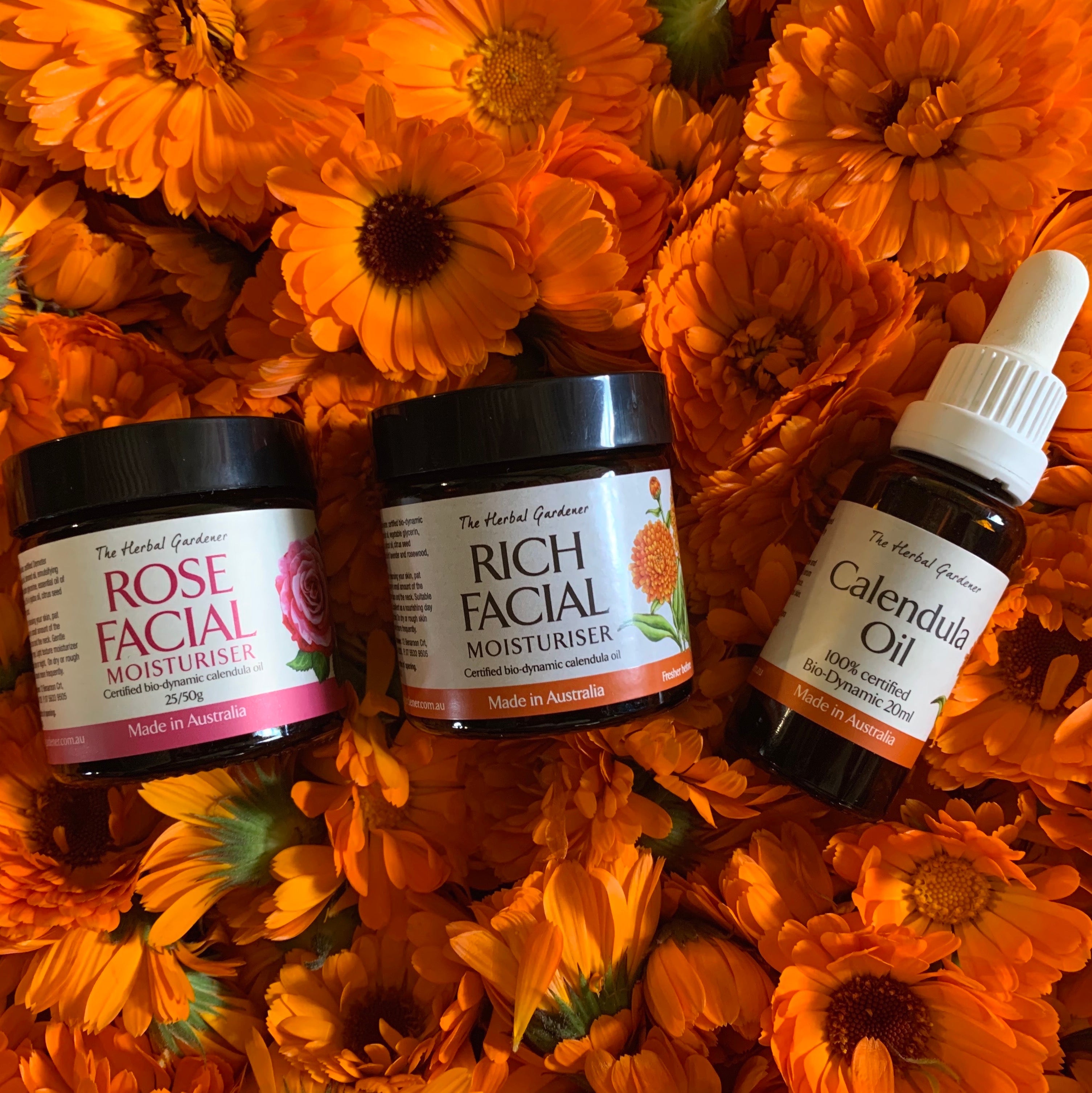 Guide and products for natural skincare layering - The Herbal Gardener
