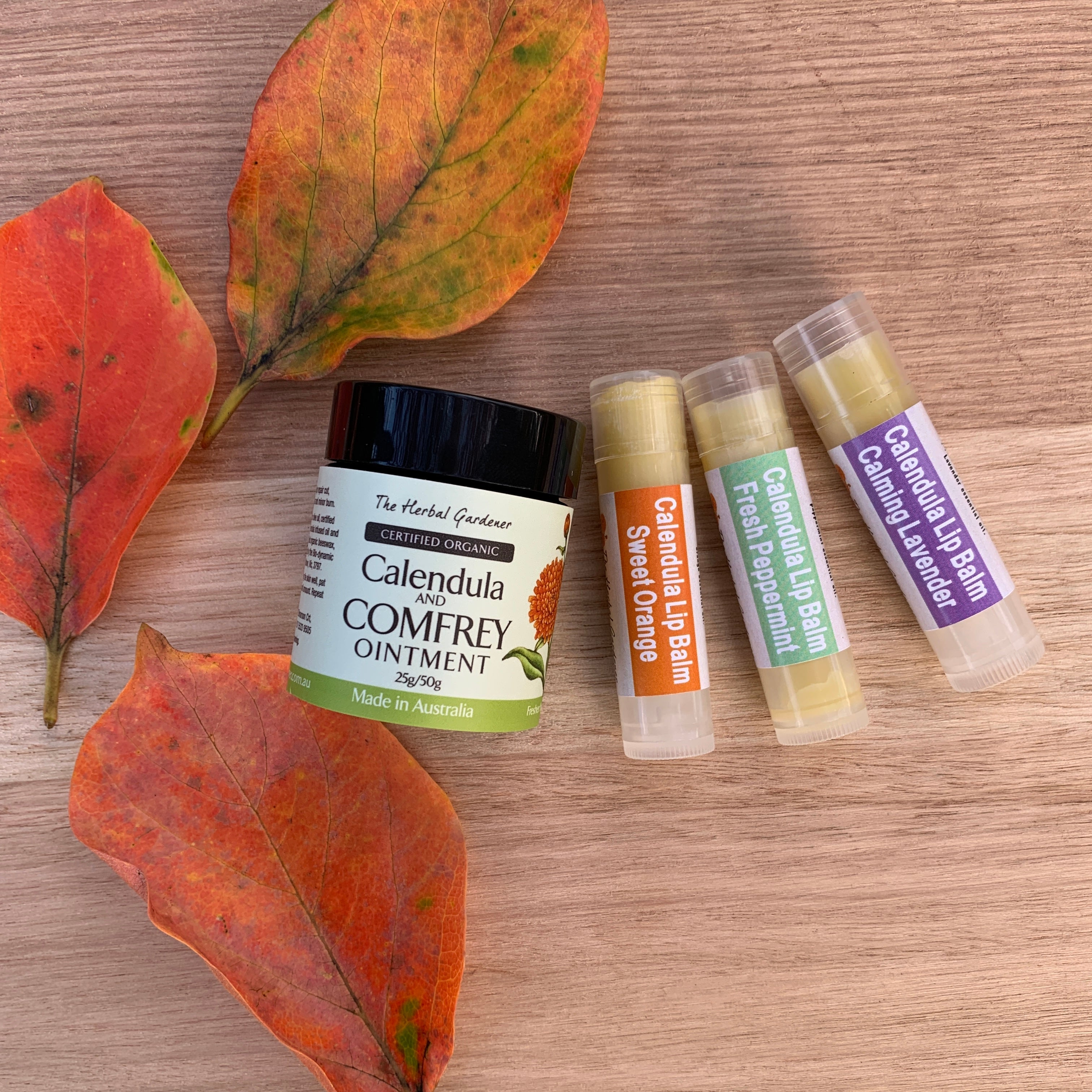 Lip balms and ointment - The Herbal Gardener