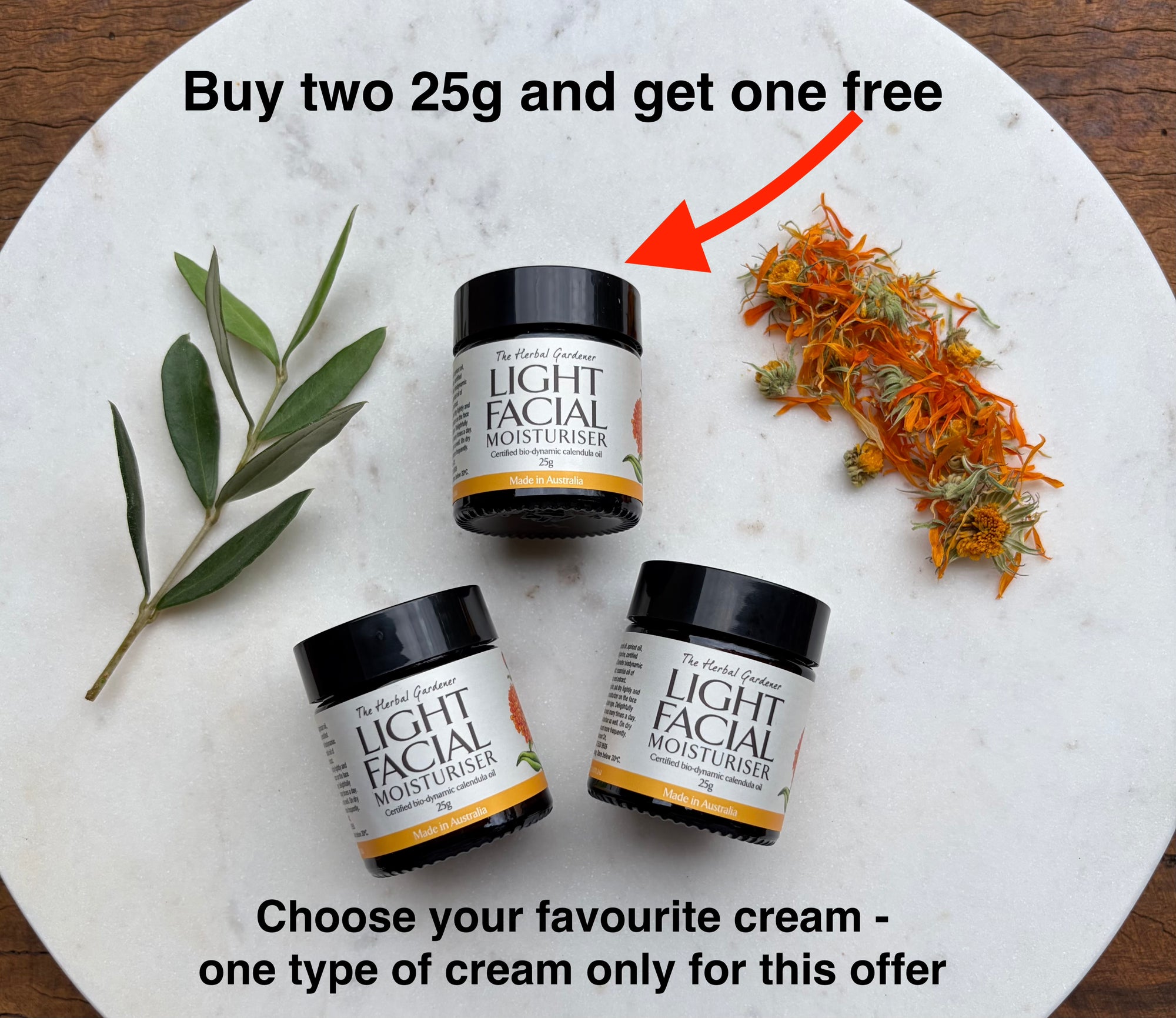 Light Calendula Facial Moisturiser