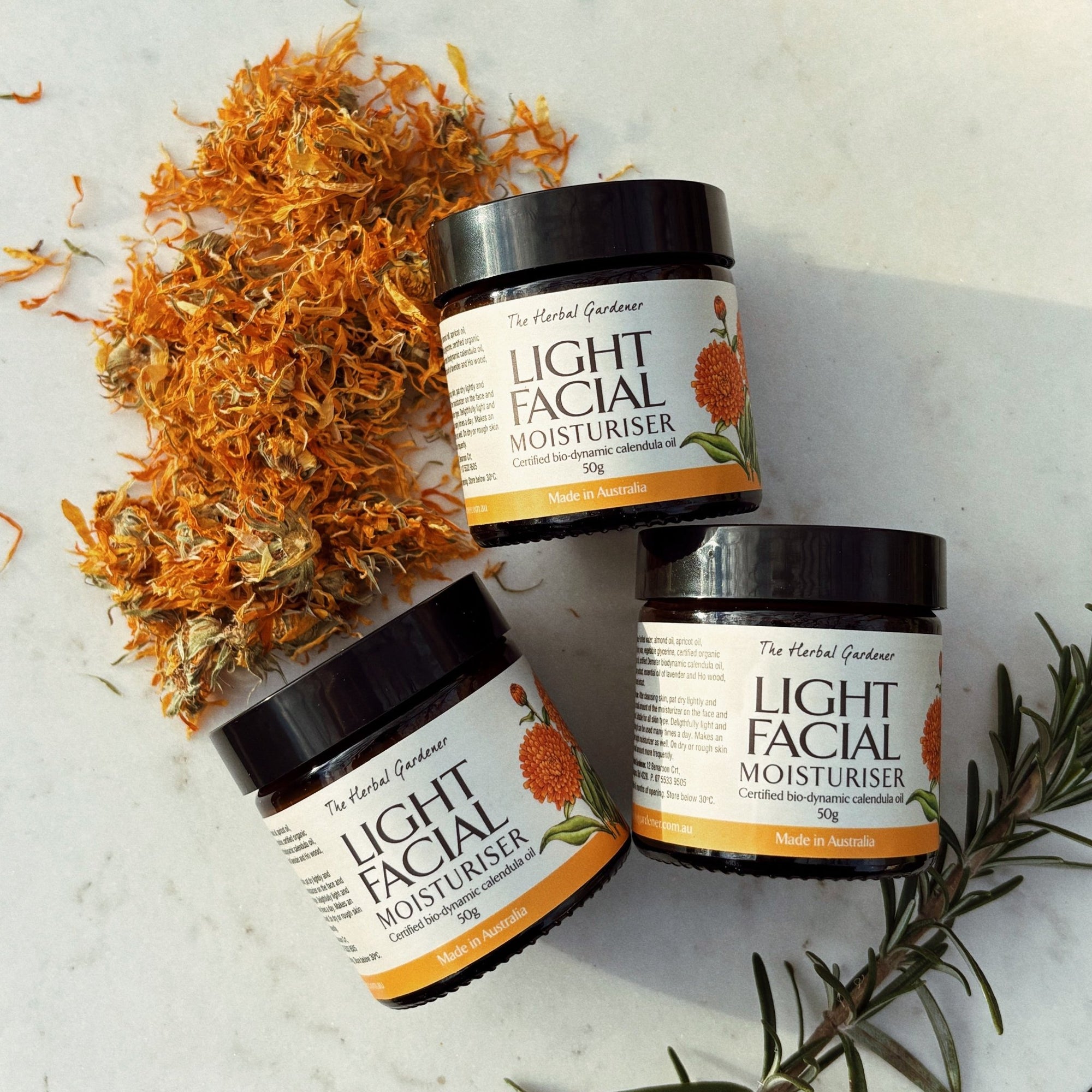 Light Calendula Facial MoisturiserFacial MoisturiserThe Herbal Gardener