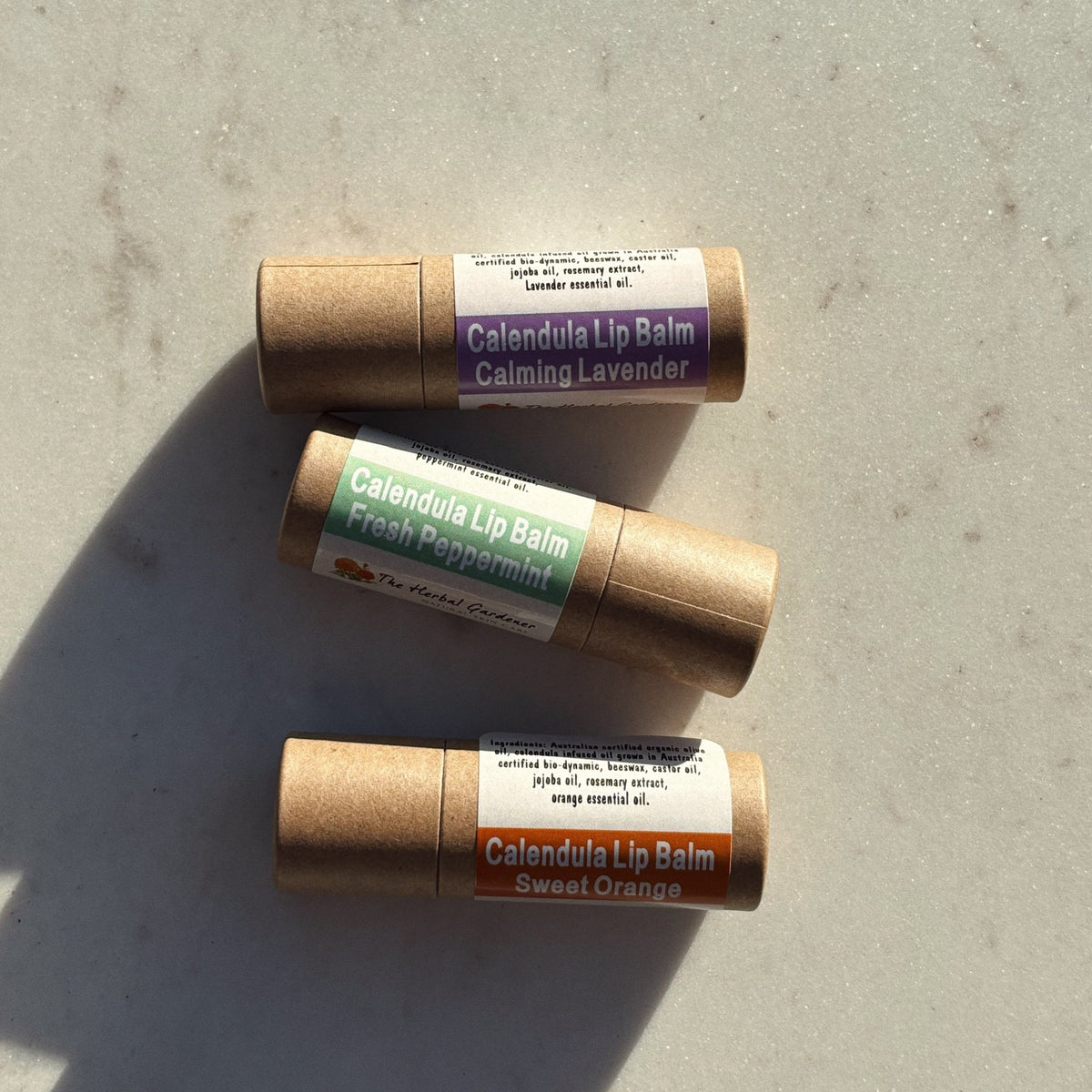 Lip balm with Calendula Oil The Herbal Gardener