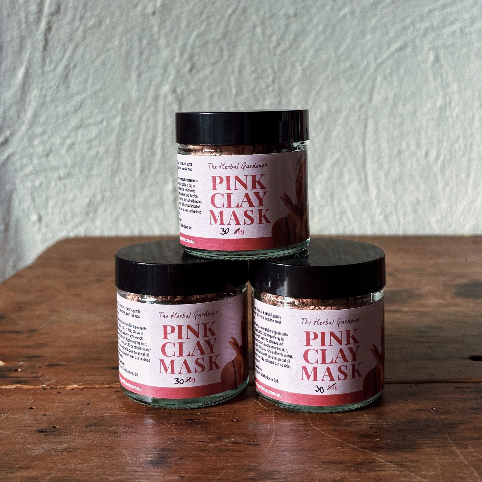 Pink Clay Face MaskThe Herbal Gardener
