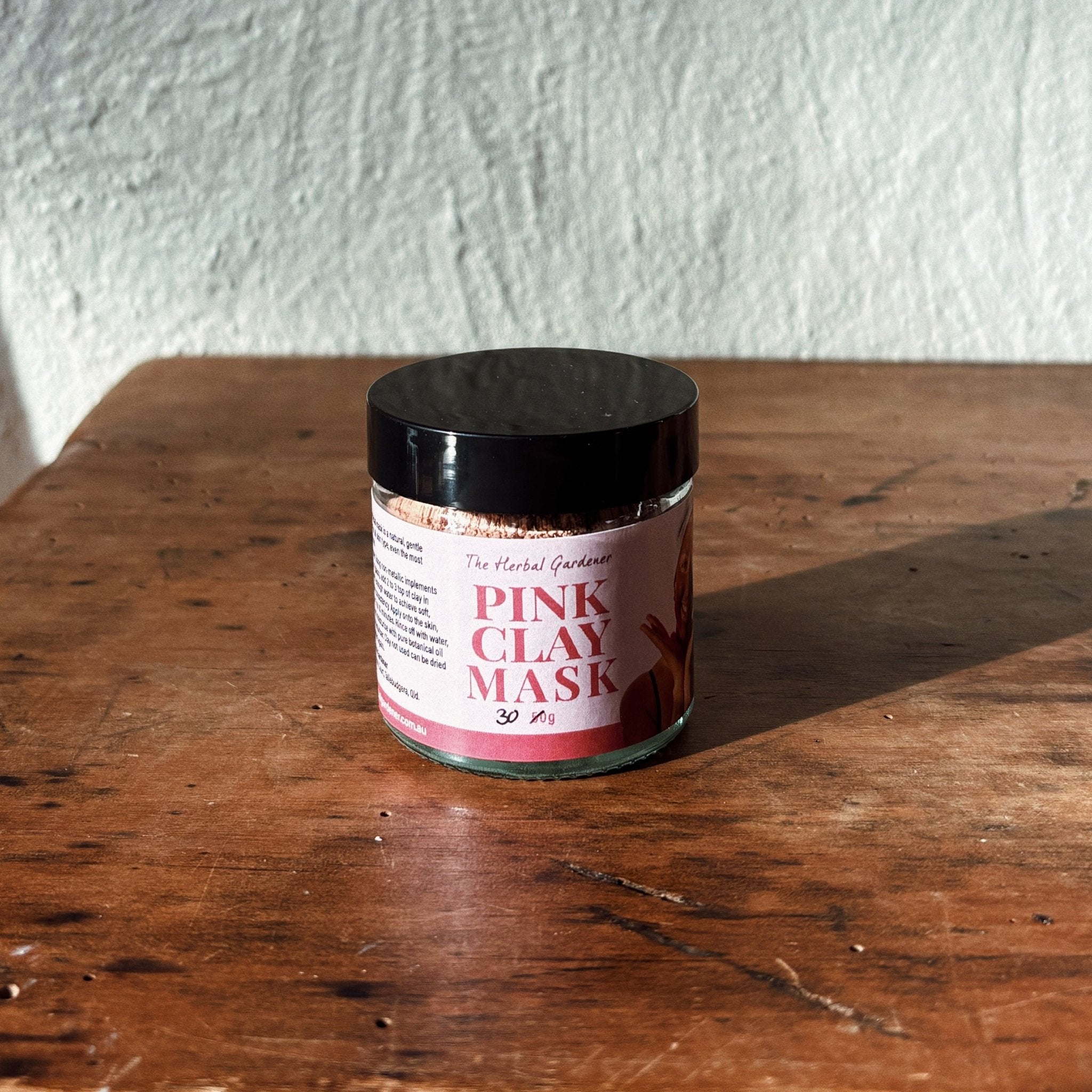 Pink Clay Face MaskThe Herbal Gardener