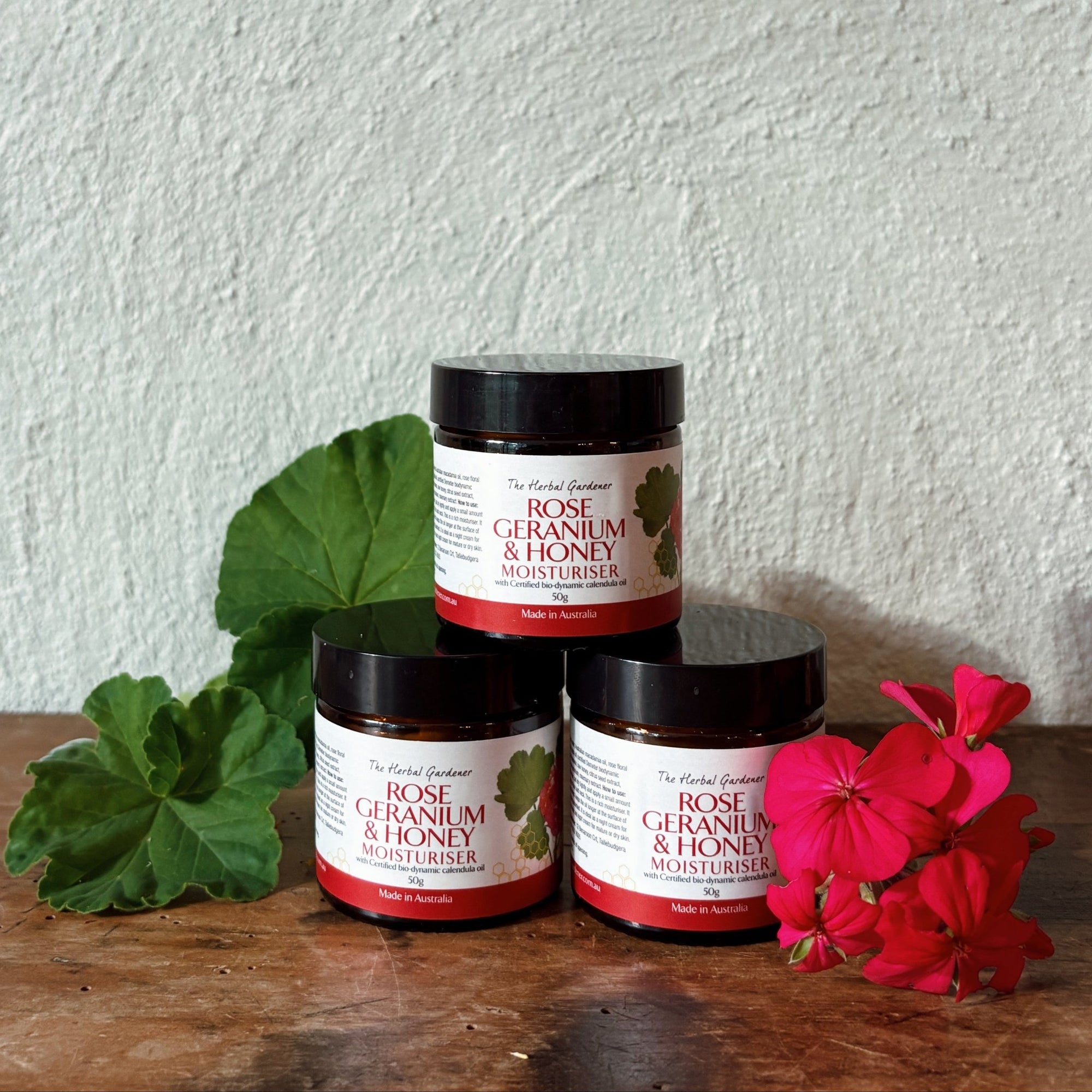 Rose Geranium & Honey Calendula Facial MoisturiserFacial MoisturiserThe Herbal Gardener