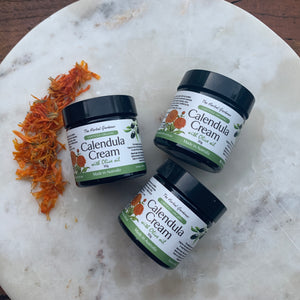 Calendula Cream Certified Organic Demeter Biodynamic Calendula Oil Three Pack The Herbal Gardener