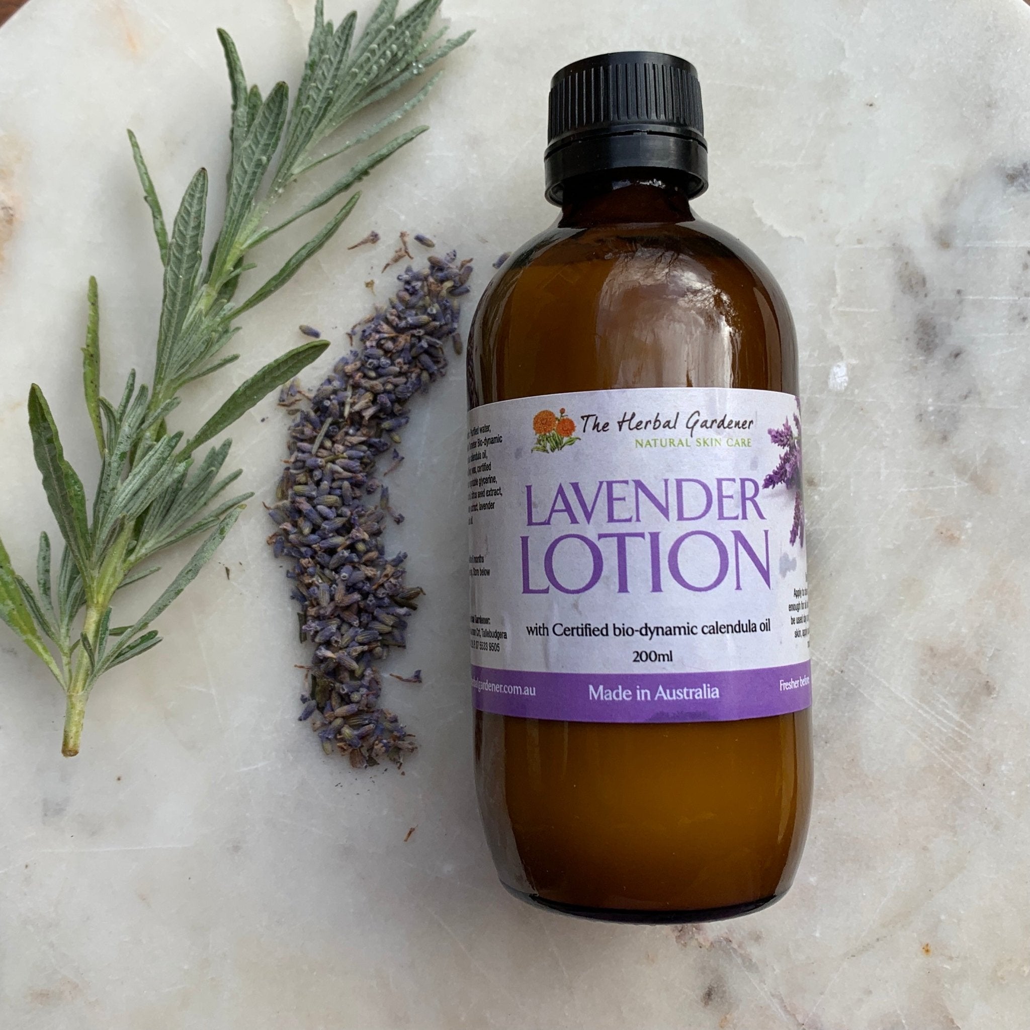 Lavender and Calendula LotionThe Herbal Gardener