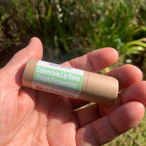 Lip balm with Calendula OilThe Herbal Gardener