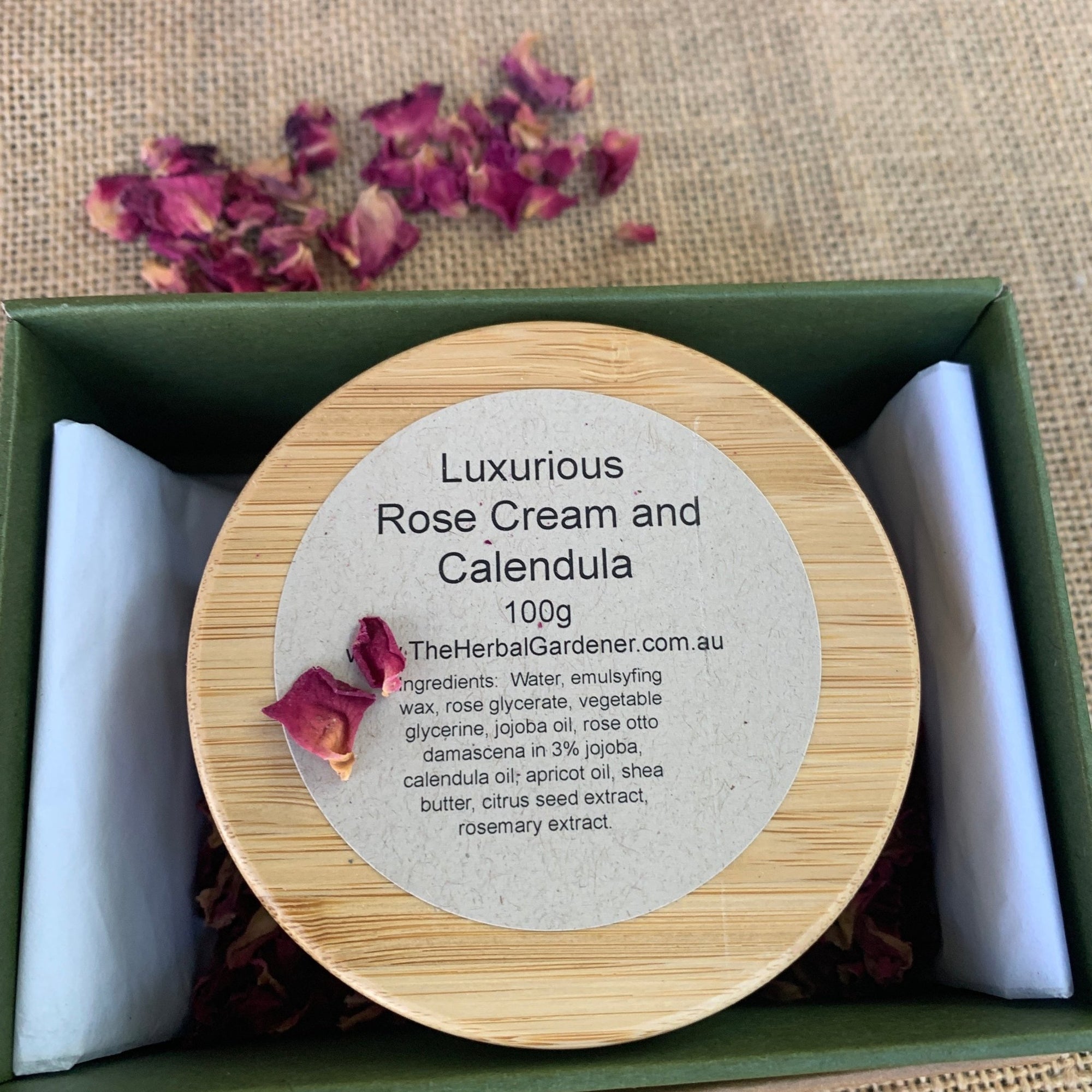 Luxurious Rose and Calendula MoisturiserThe Herbal Gardener