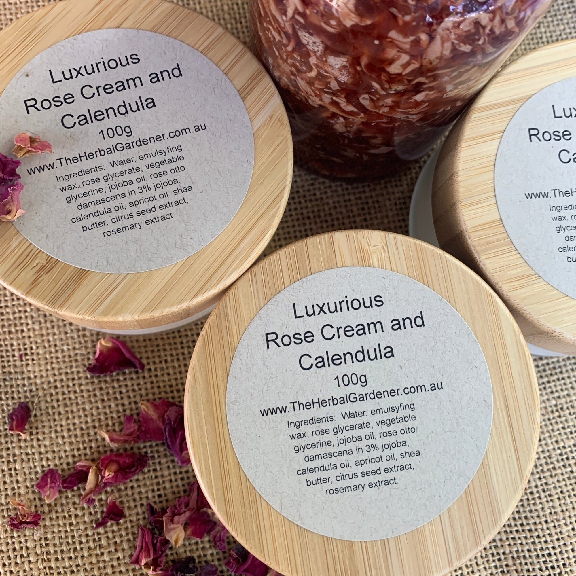 Luxurious Rose and Calendula MoisturiserThe Herbal Gardener