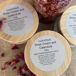 Luxurious Rose and Calendula MoisturiserThe Herbal Gardener